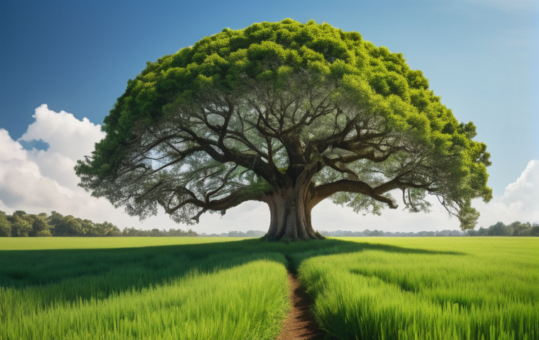 인덱스 펀드의 장기 성과 분석 - **Prompt:** A split image illustrating two distinct investment paths. On the left side, a smooth, ge...